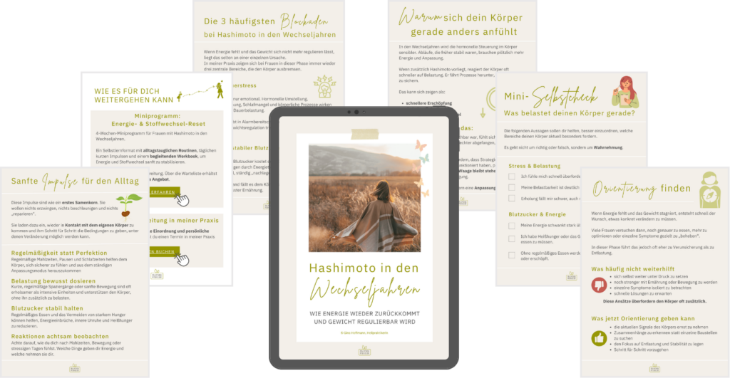 PDF Guide Hashimoto in den Wechseljahren Mockup